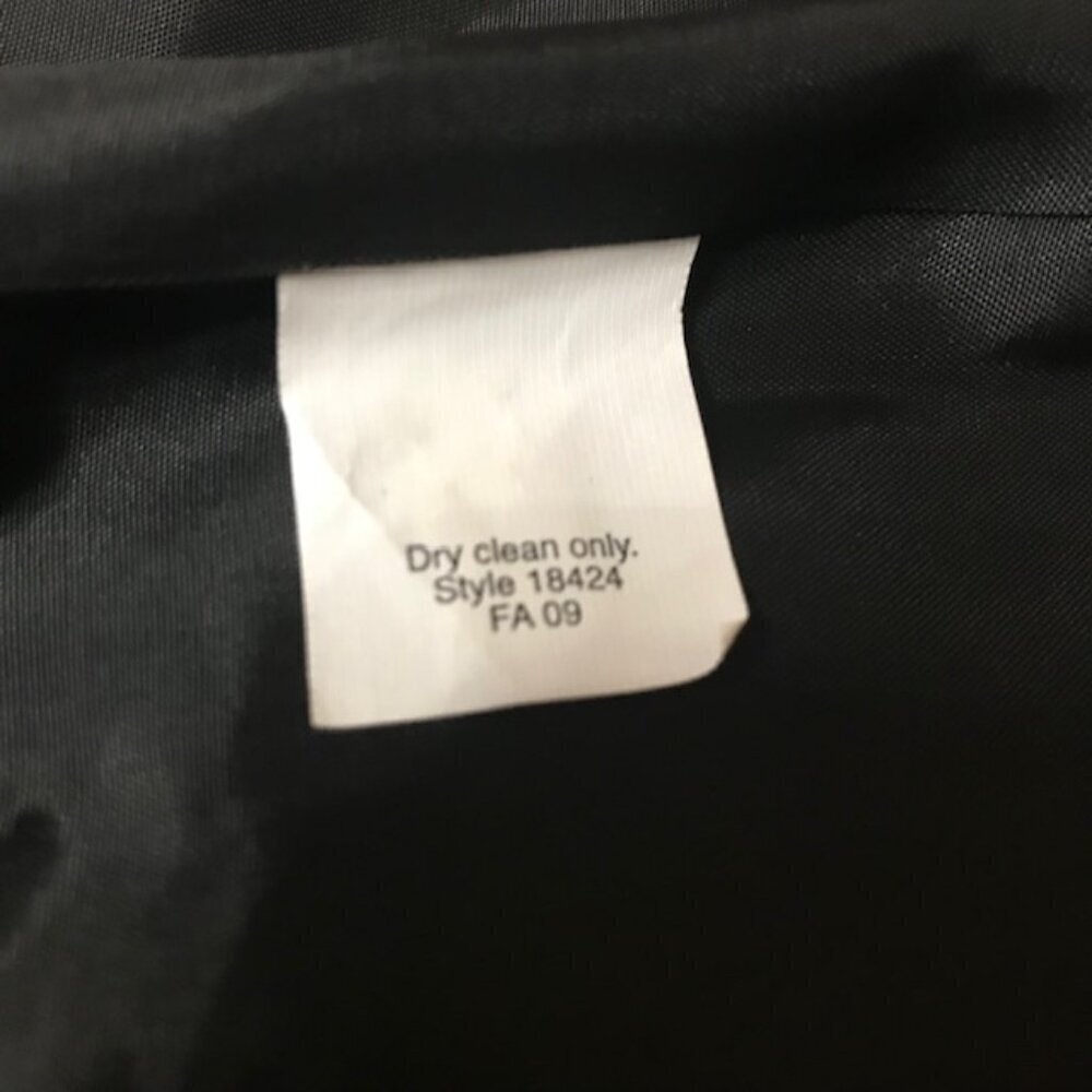 J.Crew Black Wool Silk Chimera Blazer Size 2 Ruffle Front Tailored Career Work - Picture 10 of 11